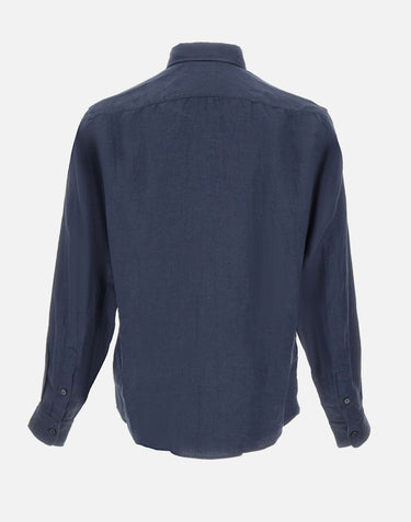 BOSS Camicia "H-Liam" BLUE Uomo 