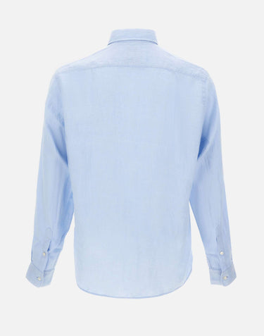 BOSS Camicia "H-Liam" Light Blue Uomo 