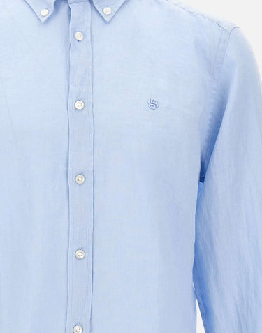 BOSS Camicia "H-Liam" Light Blue Uomo 