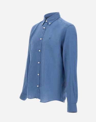 BOSS Camicia "H-Liam" BLUE Uomo 