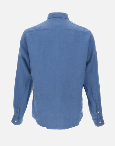 BOSS Camicia "H-Liam" BLUE Uomo 