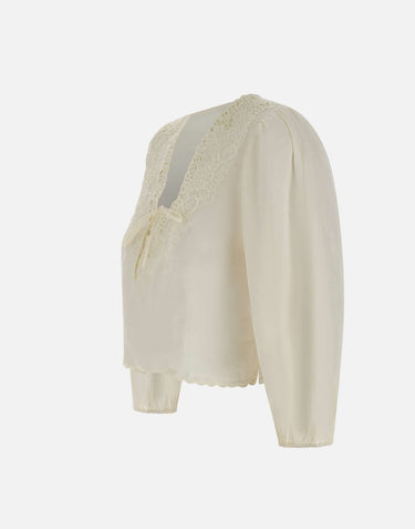 BOSS Blusa "Briketta" WHITE Donna 