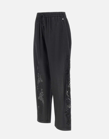 BOSS Pantaloni "Trika" BLACK Donna 