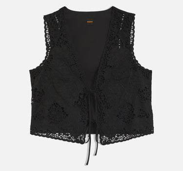 BOSS Top "Irika" BLACK Donna 