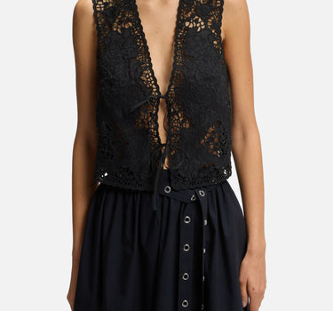 BOSS Top "Irika" BLACK Donna 