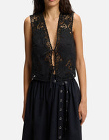 BOSS Top "Irika" BLACK Donna 