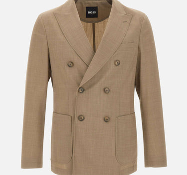 BOSS Blazer "P-Hanry-DB-WG" BROWN Uomo 