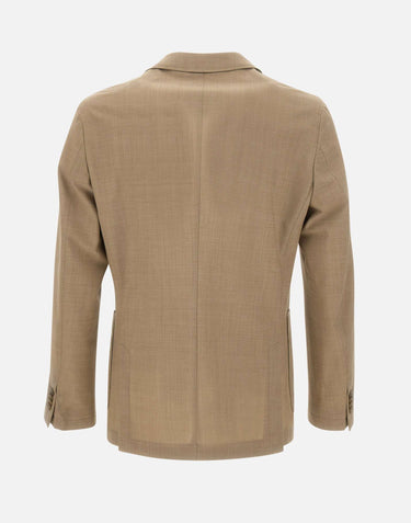 BOSS Blazer "P-Hanry-DB-WG" BROWN Uomo 
