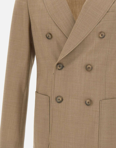 BOSS Blazer "P-Hanry-DB-WG" BROWN Uomo 