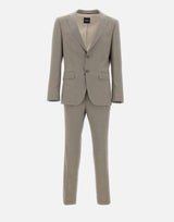 BOSS Abito due pezzi slim fit con micromotivo BEIGE Uomo 