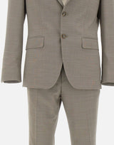 BOSS Abito due pezzi slim fit con micromotivo BEIGE Uomo 