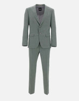BOSS Abito due pezzi slim fit con micromotivo GREEN Uomo 