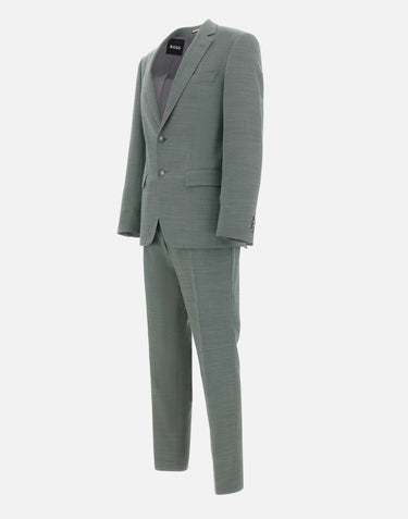 BOSS Abito due pezzi slim fit con micromotivo GREEN Uomo 