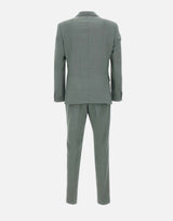 BOSS Abito due pezzi slim fit con micromotivo GREEN Uomo 