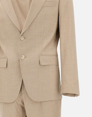BOSS Abito in misto lana "H-Huge" BEIGE Uomo 