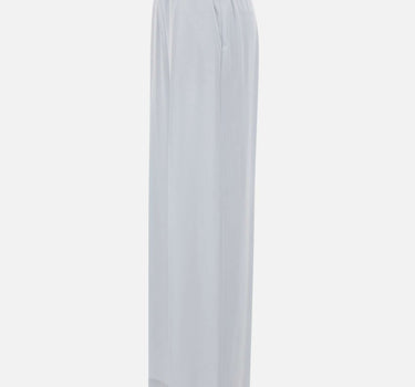 BOSS Pantaloni relaxed fit in crêpe fluido Light Blue Donna 