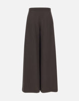 BOSS Pantaloni relaxed fit in twill lucido BLACK Donna 