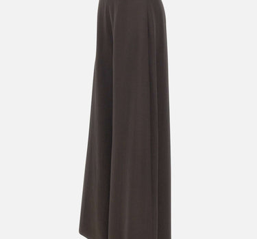 BOSS Pantaloni relaxed fit in twill lucido BLACK Donna 