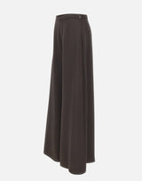 BOSS Pantaloni relaxed fit in twill lucido BLACK Donna 