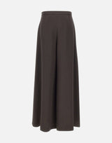 BOSS Pantaloni relaxed fit in twill lucido BLACK Donna 