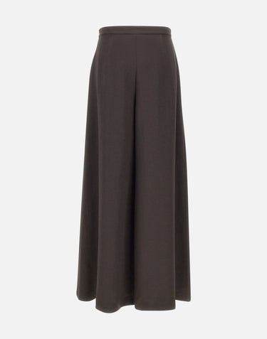 BOSS Pantaloni relaxed fit in twill lucido BLACK Donna 