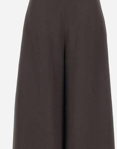 BOSS Pantaloni relaxed fit in twill lucido BLACK Donna 