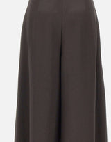 BOSS Pantaloni relaxed fit in twill lucido BLACK Donna 
