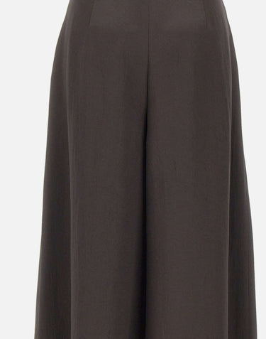 BOSS Pantaloni relaxed fit in twill lucido BLACK Donna 