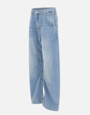 BOSS Jeans "Slouchy Baloon" Light Blue Donna 