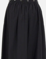 BOSS Gonna lunga in popeline con cintura a occhiello BLACK Donna 
