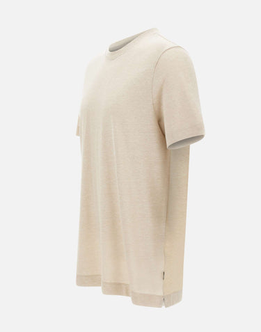 BOSS T-shirt "Thompson" BEIGE Uomo 