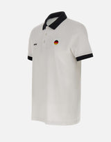 BOSS Polo "Paddy" con dettaglio bandiera paese WHITE Uomo 