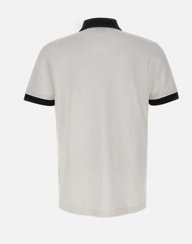 BOSS Polo "Paddy" con dettaglio bandiera paese WHITE Uomo 