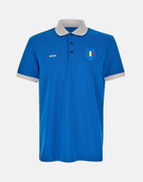 BOSS Polo "Paddy" con dettaglio bandiera paese Light Blue Uomo 