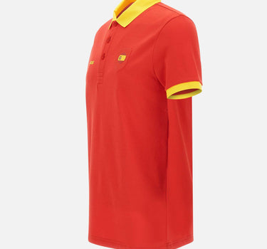 BOSS Polo "Paddy" con dettaglio bandiera paese RED Uomo 