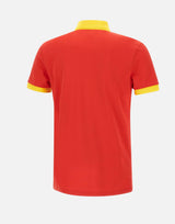 BOSS Polo "Paddy" con dettaglio bandiera paese RED Uomo 