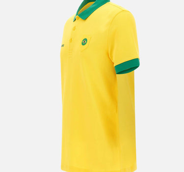 BOSS Polo "Paddy" con dettaglio bandiera paese YELLOW Uomo 