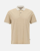 BOSS Polo "Phillipson" BEIGE Uomo 