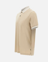BOSS Polo "Phillipson" BEIGE Uomo 