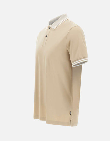 BOSS Polo "Phillipson" BEIGE Uomo 