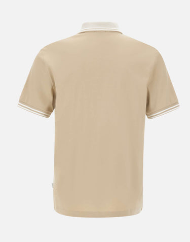 BOSS Polo "Phillipson" BEIGE Uomo 
