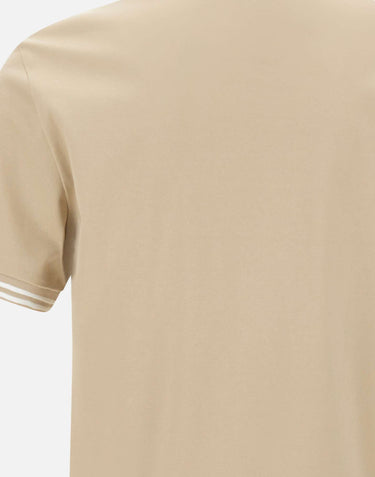 BOSS Polo "Phillipson" BEIGE Uomo 