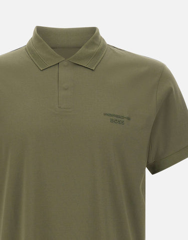 BOSS Polo "Spirit70 Plk" GREEN Uomo 