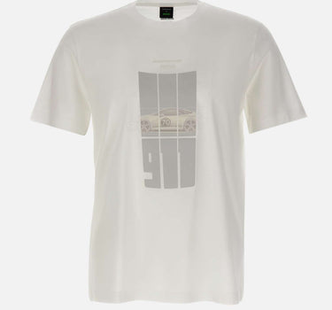 BOSS T-shirt "Spirit70 Grx" WHITE Uomo 