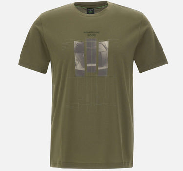 BOSS T-shirt "Spirit70 Grx" GREEN Uomo 