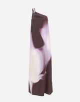 BOSS Vestito monospalla con stampa floreale PURPLE Donna 