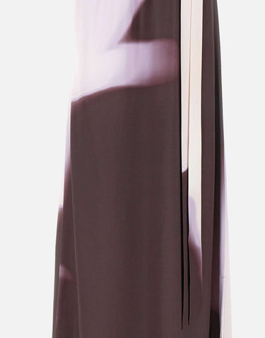 BOSS Vestito monospalla con stampa floreale PURPLE Donna 