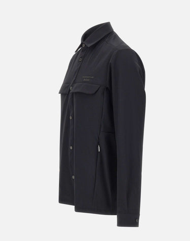 BOSS Overshirt "Spirit70" BLACK Uomo 