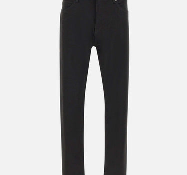 BOSS Pantaloni con fit affusolato in denim elasticizzato BLACK Uomo 