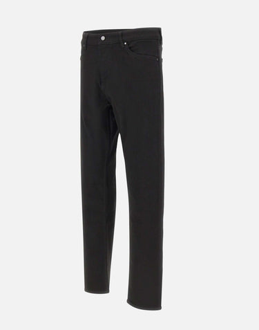 BOSS Pantaloni con fit affusolato in denim elasticizzato BLACK Uomo 